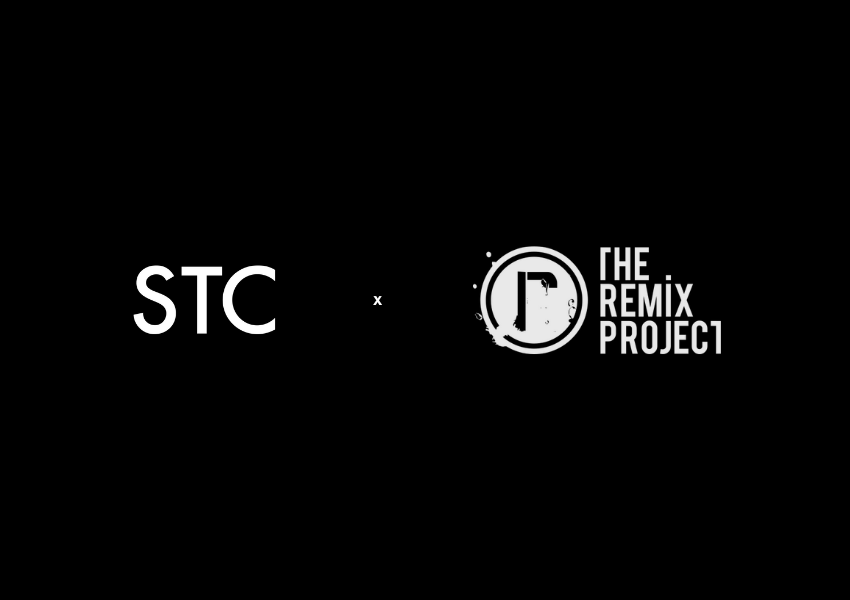 STC x The Remix Project Logos